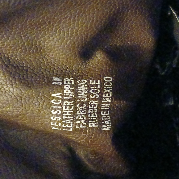 Women's Tan Lace-Up Ankle Boots Leather 8 Artisan Yessica - Picture 6 of 9